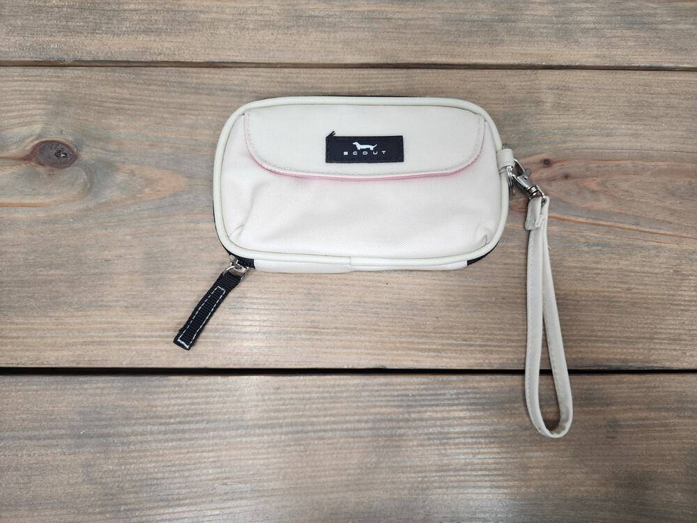 Scout Wristlet Sunfish Water Resistant White Pink
